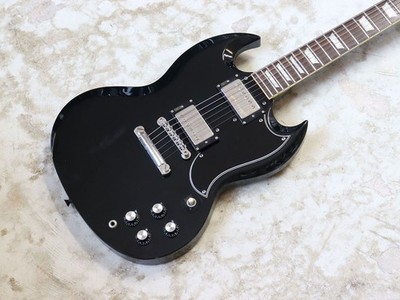 Burny The Revival Series RSG-65-63 Used Mahogany body Black w/Soft case