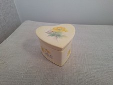 Palissy Heart Trinket Ceramic Pot - Royal Worcester Spode - Pre-Owned