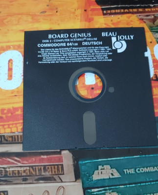 Scrabble Deluxe (Beau Jolly 1989) Commodore 64 (Disk) classic 8-bit works