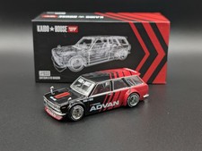 Open Box 1:64 MINI GT Kaido House Datsun 510 Advan Wagon #033
