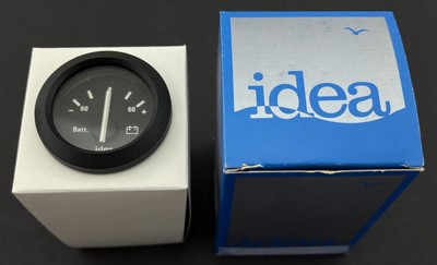 IDEA Amperemeter Batterieanzeige analog beleuchtet +/-60A 12V 60mm