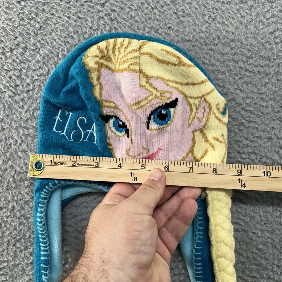 Gorro Elsa Niñas Talla Única Pelo Abatible Apretar Flipeez PRINCESA Foto 4 de 4