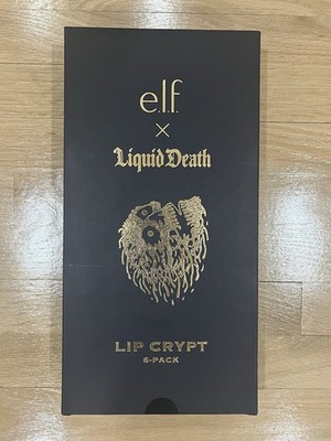 Elf Cosmetics x Liquid Death Lip Crypt Vault 6pc e.l.f. Limited Edition NEW