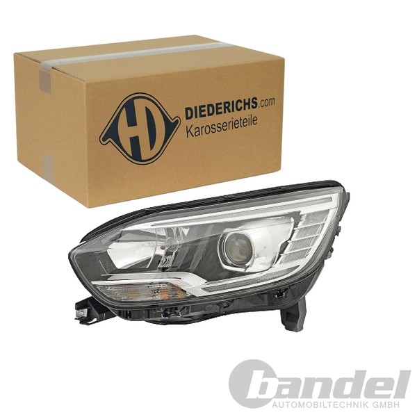 Diederichs Halogen Scheinwerfer LED-TFL Links FüR Renault Grand ScÉNic | 4467481-image
