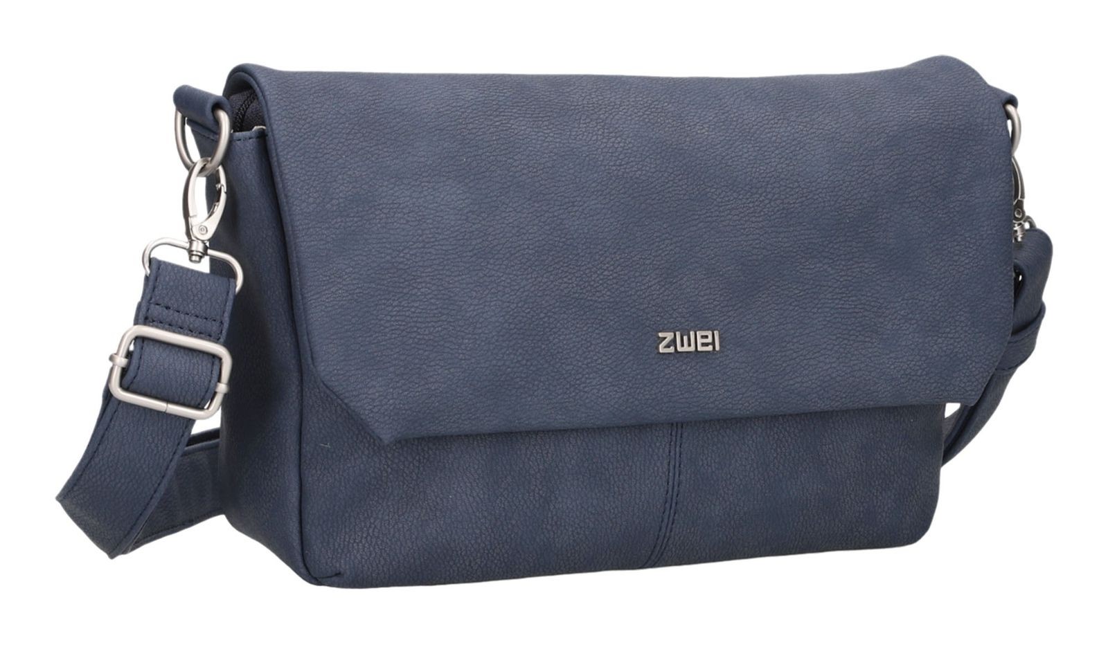 zwei cross body bag Mademoiselle.M M60 Nubuk-Blue