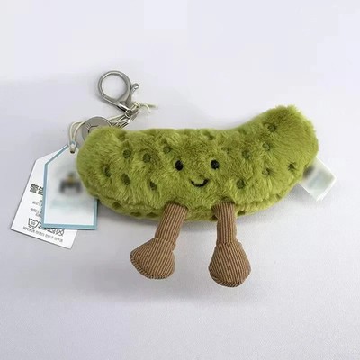 Jellycat Amuseable Green Sour Pickle Plush Toy Cute Soft Collectible KeychainNWT