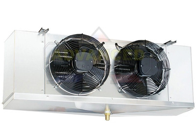 Low Profile Walk-In Cooler Evaporator 2 Fans Blower 10,400 BTU / 1,400 CFM, 220V