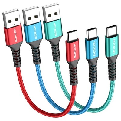USB C Kabel 0,3m 3 Stück, 30cm USB C Ladekabel für iPhone 16 15, Galaxy S25 S24 