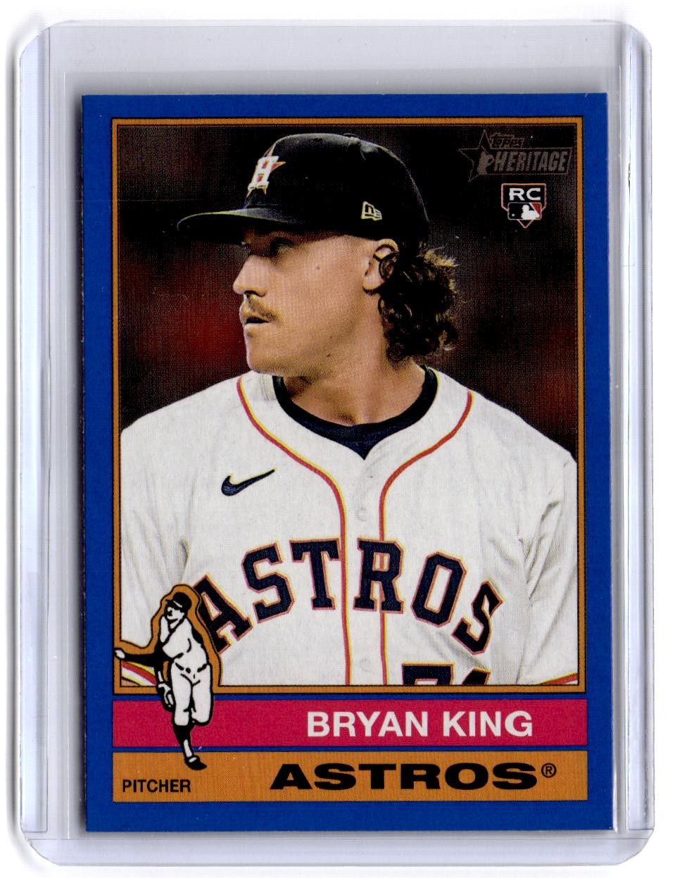 Bryan King 2025 Topps Heritage #208 Blue Border