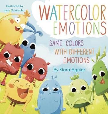 Watercolor Emotions by Kiara Aguiar Hardcover Book