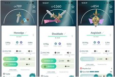 Honedge,Doublade,Aegislash (Shield Forme) | Tr-de 20k stardust