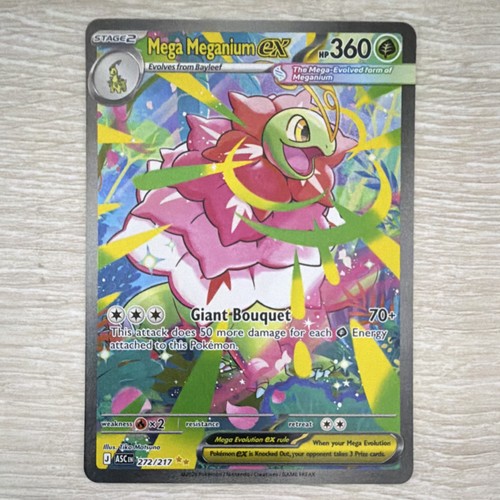 Pokémon Mega Meganium EX 360HP Secret Rare ASC 272/217 70+ Power ...