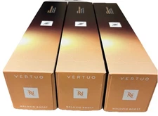 NESPRESSO Vertuo MELOZIO BOOST Medium Roast Coffee Pods, 3 sleeves, Brews 7.8 oz