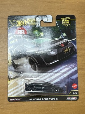 Hot Wheels Car Culture Ronin Run II '07 Honda Civic Type R Black