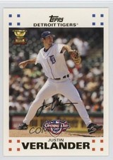 2007 Topps Opening Day Justin Verlander #187 s5j