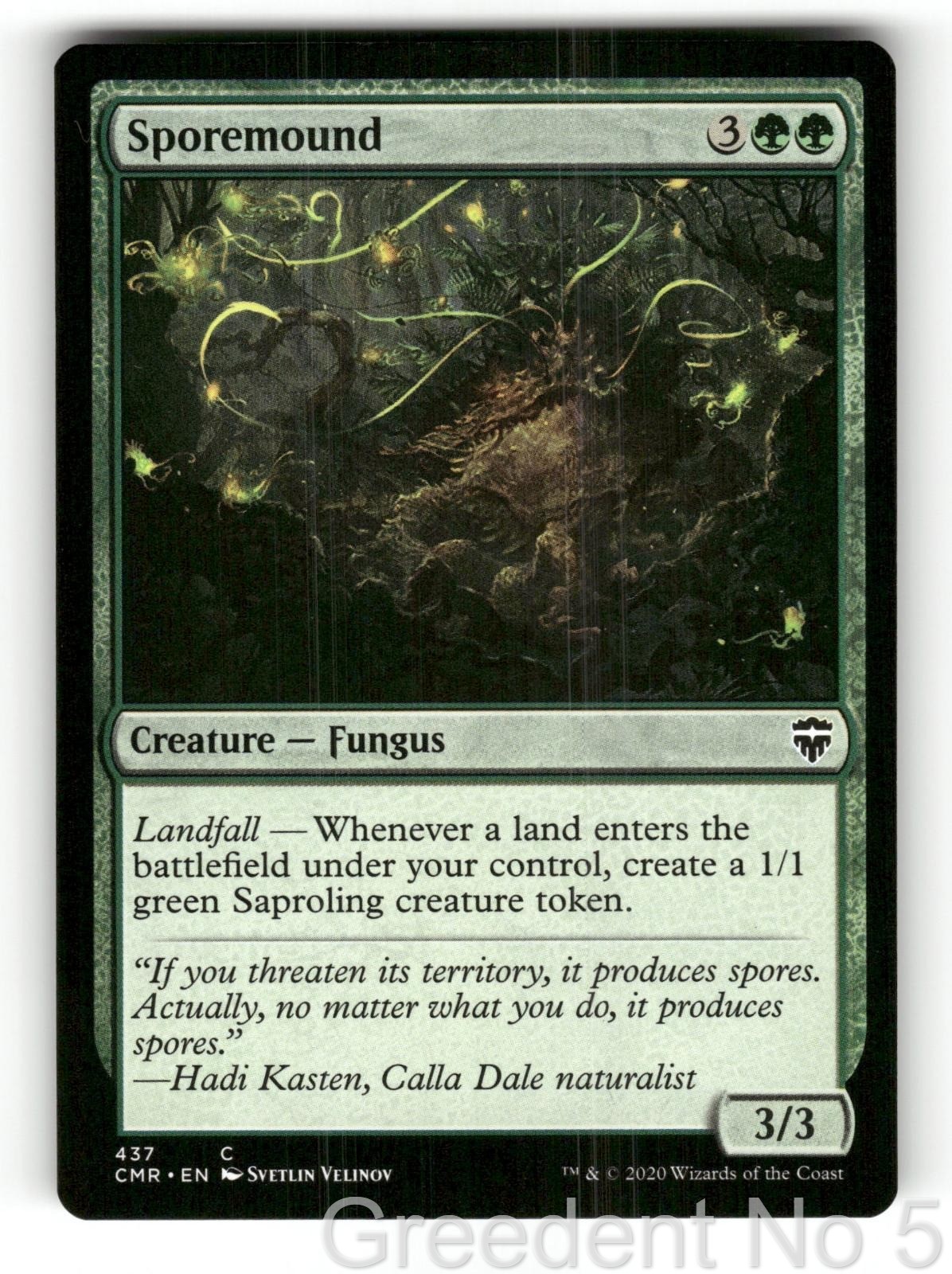 Sporemound 437 Common Commander Legends Magic: The Gathering Near Mint