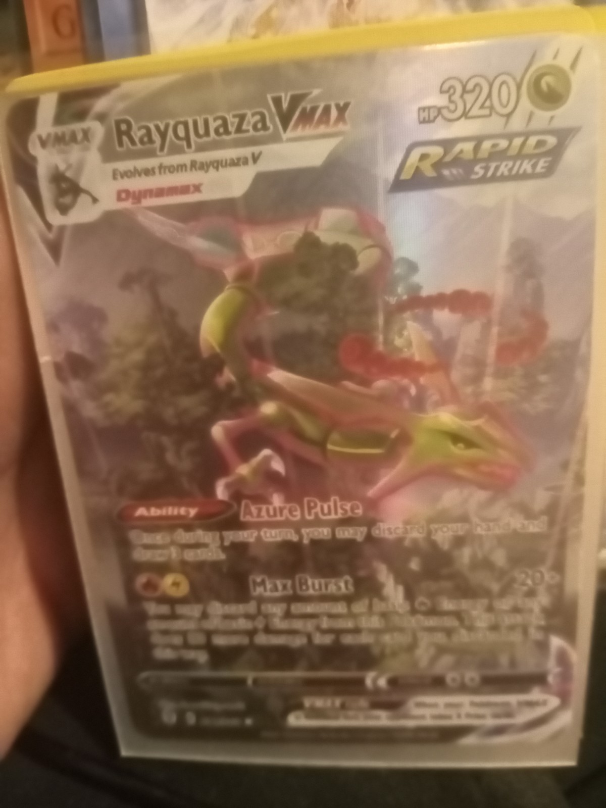 2021 Pokemon Evolving Skies Rayquaza Alt Art Secret #218