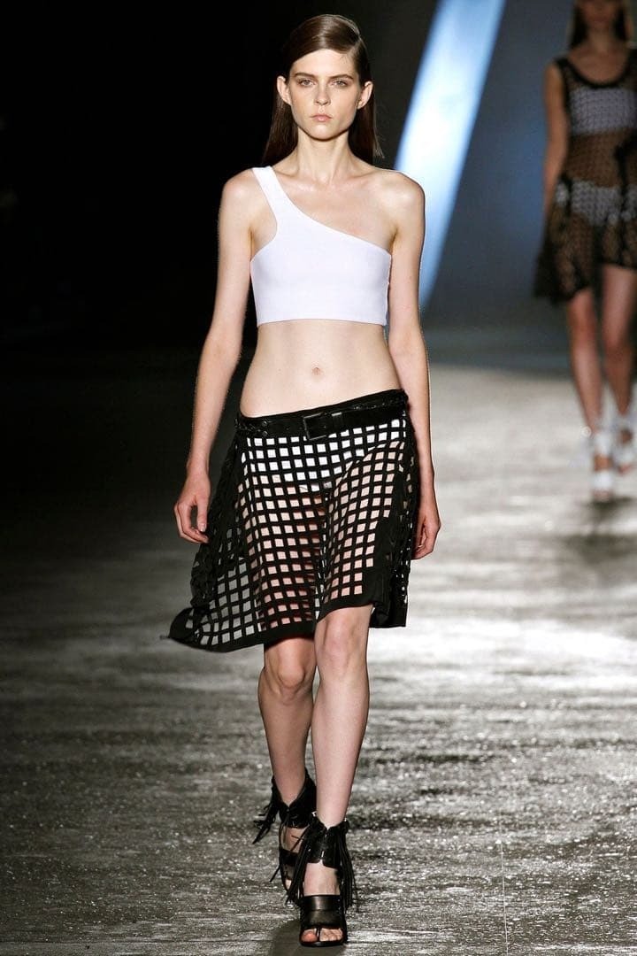 DIESEL BLACK GOLD Black Leather Fringe Chunky Heel Boots Sandals Size 37 Japan thumbnail 13