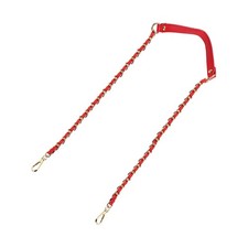 47" Iron Flat Chain Strap Purse Shoulder DIY Replacement, Red Gold