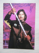 Jason Carter "Babylon 5" autograph signed 10x15 cm postcard