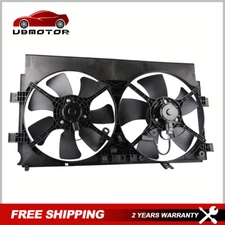 New Radiator Condenser Cooling Fan ASSY For 2008-16 Mitsubishi Lancer 2.0L 2.4L