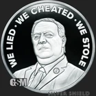 2025 - CIA VALUES - LIE CHEAT STEAL -  1 oz .999 Fine SilverShield MICROMINTAGE