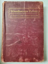 Miscellaneous Poems (James Allen Crutchfield 1906) Hard Cover
