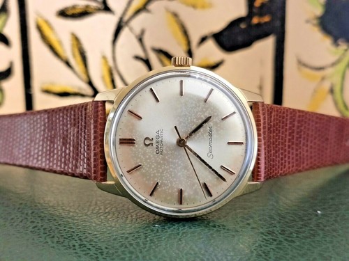 orologio omega seamaster vintage cassa oro 18kt automatico 1960 ref. 165001  | eBay