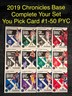 2019 Panini Chronicles Base Basketball Card You Pick Complete Your Set #1-50 PYC