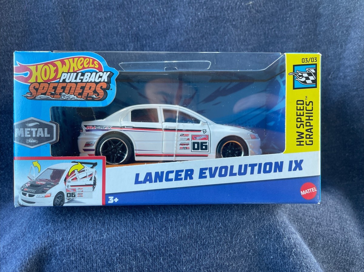 Hot Wheels Pullback Speeders Lancer Evolution IX (2024) 1:43 Scale