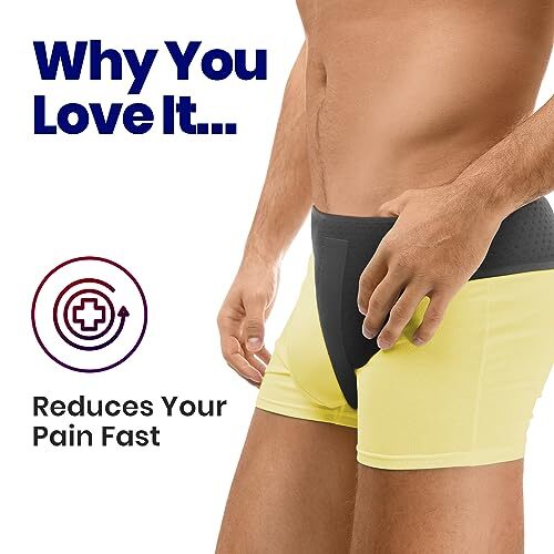 Hernia Belt for Men Inguinal Hernia Support | Groin or Lower Abdominal Medium - Picture 6 of 8