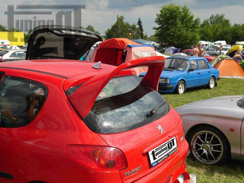 Becquet Peugeot 206 WRC Tuning-GT en composite premium finition ajustée