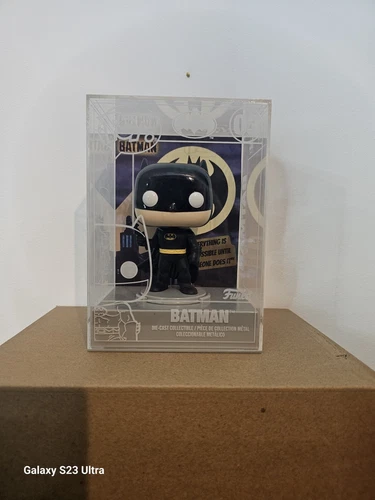 Funko Pop! DC Heroes Die-Cast Diecast Batman #03  (No Box, Custom background) 