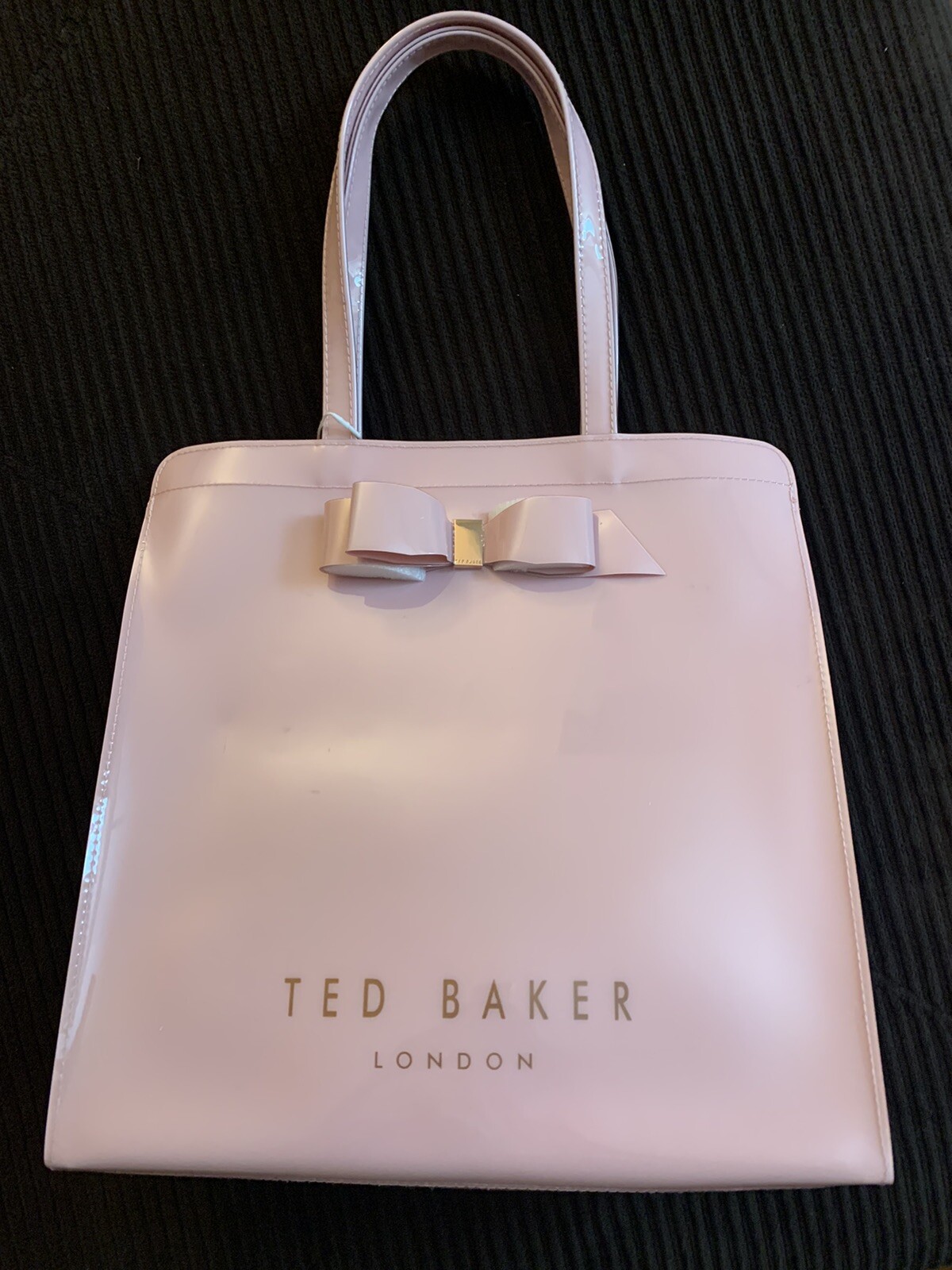 ted baker pink plastic bag