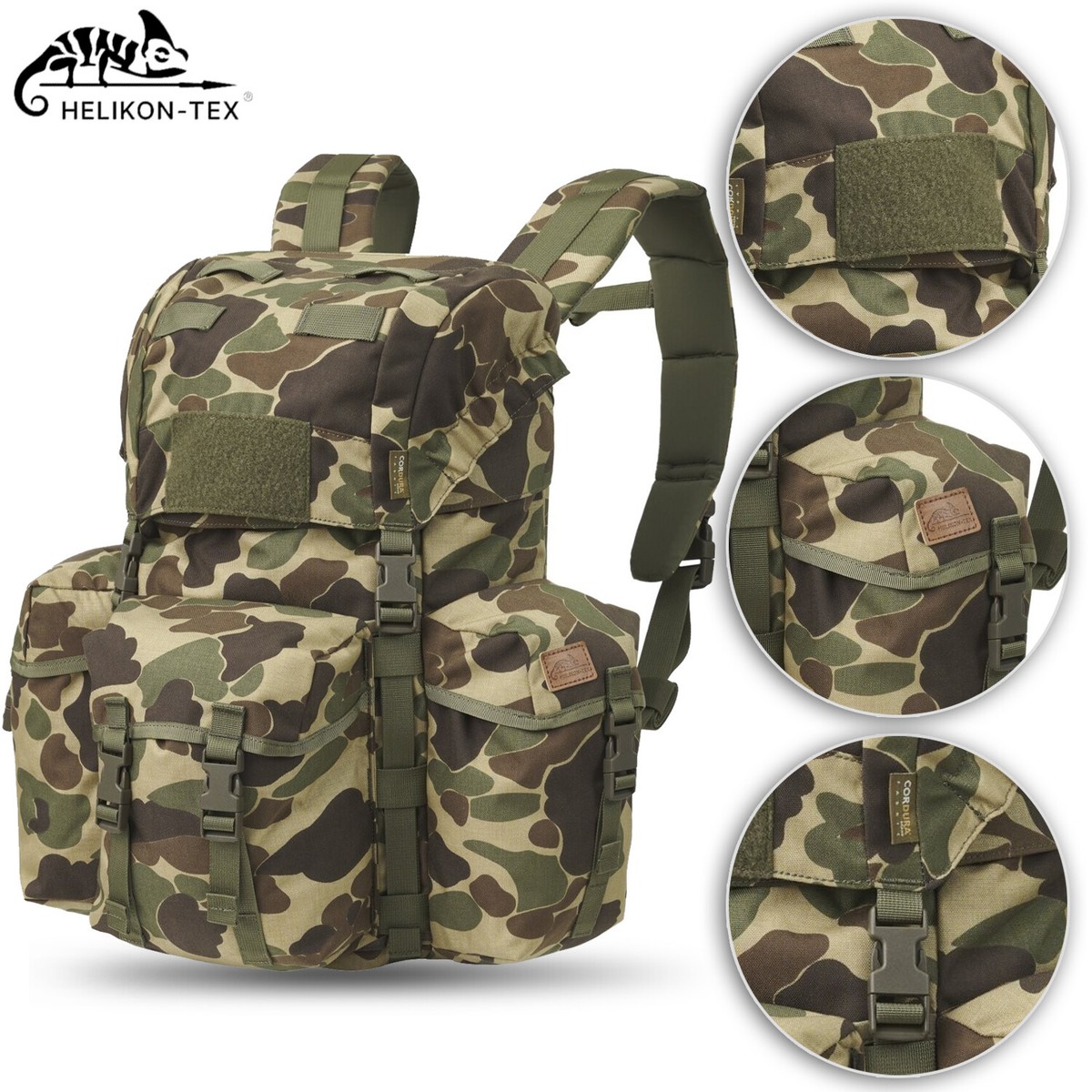 HELIKON TEX BERGEN Backpack Rucksack Tactical MOLLE Duck Hunter