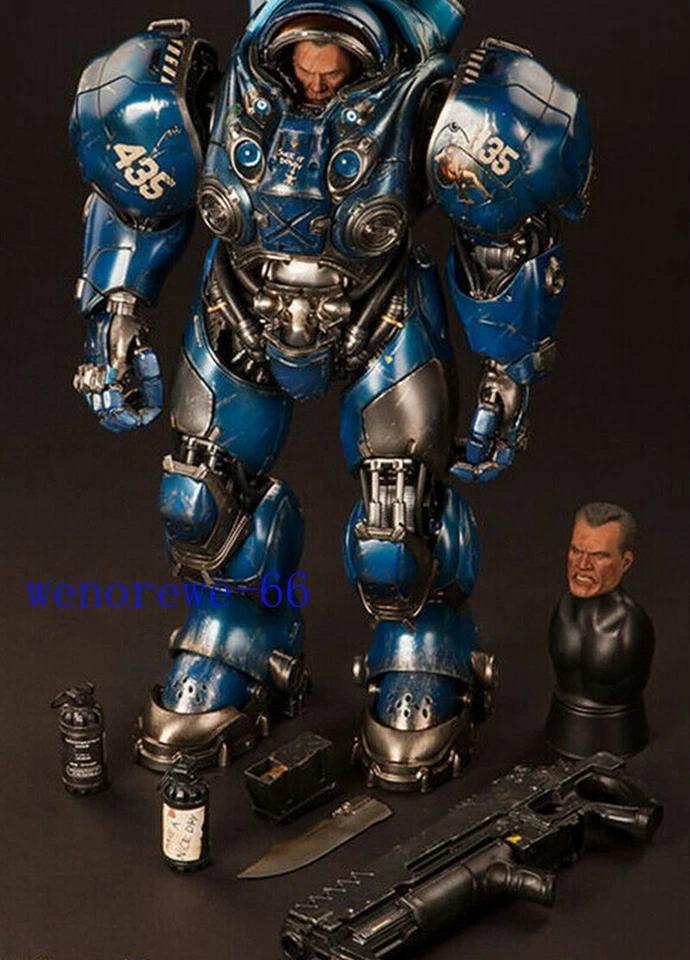 Modelos de figuras de acción Starcraft2 Tychus Heroes of The Storm Blizzard Warcraft 9" Foto 4 de 4