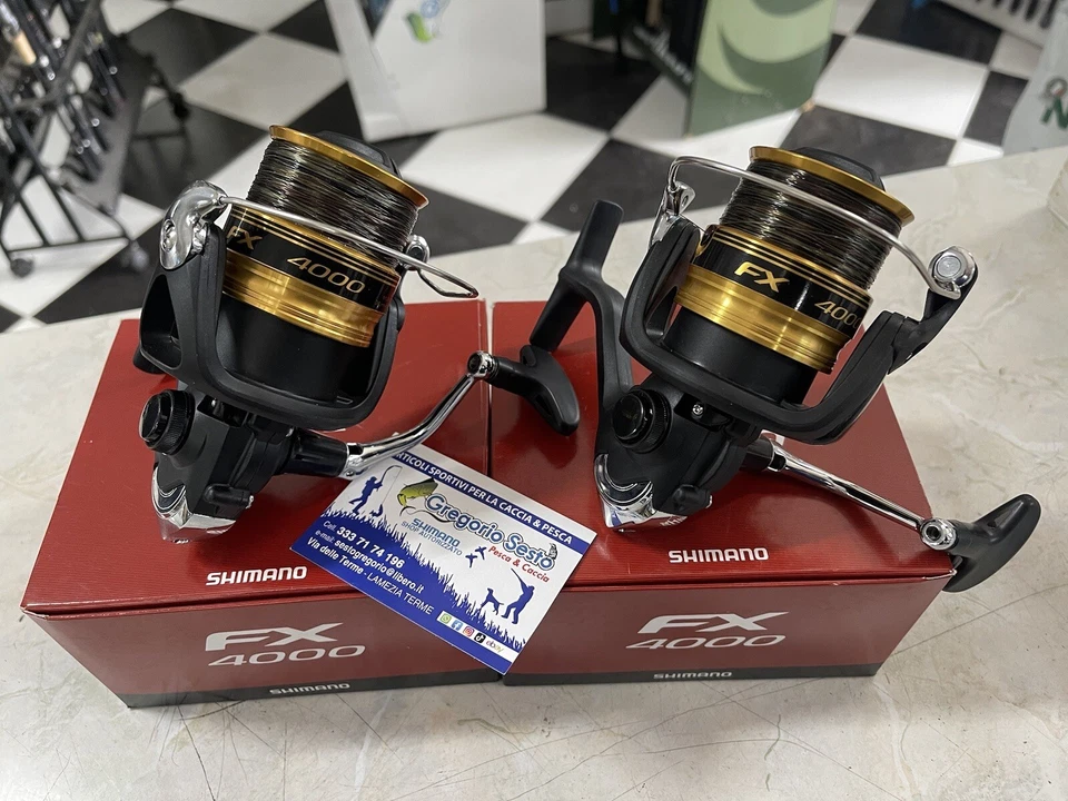 COPPIA DI SHIMANO FX 4000 GIÀ IMBOBINATI  - Immagine 2 di 3