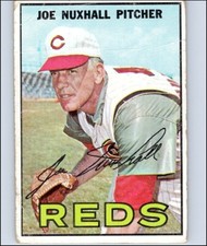 Joe Nuxhall #44 - 1967 Topps Baseball - Ungraded - Cincinnati Reds 