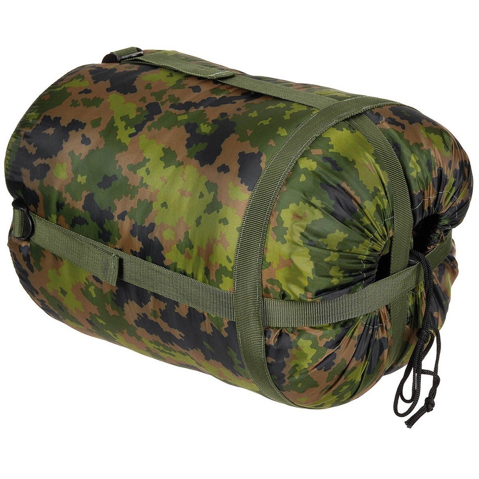 Sacco A Pelo Mummia Mimetica M05 - 2 Strati Imbottitura - Camouflage Army