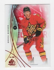 2024-25 SP GAME USED HOCKEY RED BROCK BOESER VANCOUVER CANUCKS #129