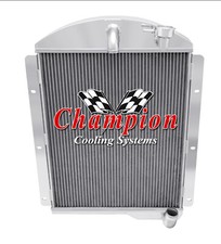 1941-1946 Chevrolet Pickup Truck All Aluminum 3 Row Core Kr Champion Radiator