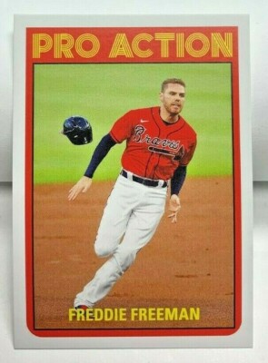 Freddie Freeman 2021 Topps Zurückwerfen Thursday 1972 Fußball Design #28 Sp /