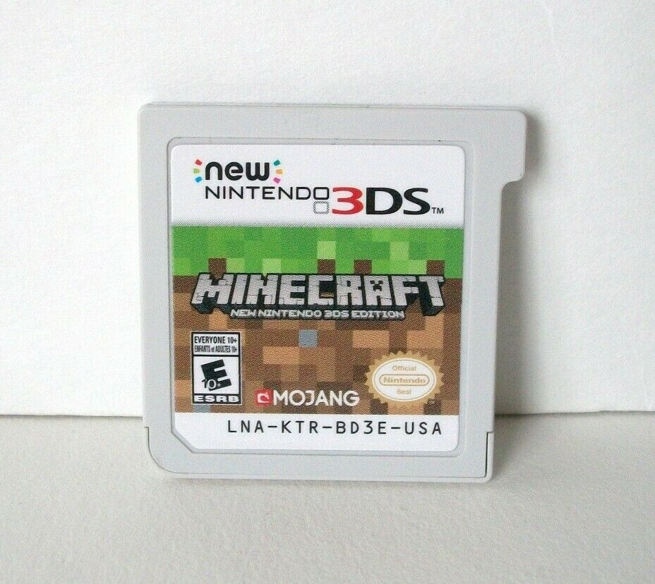 Minecraft New Nintendo 3ds Good Label Game Case Edition Kids Xl Not For 3ds 2ds Ebay