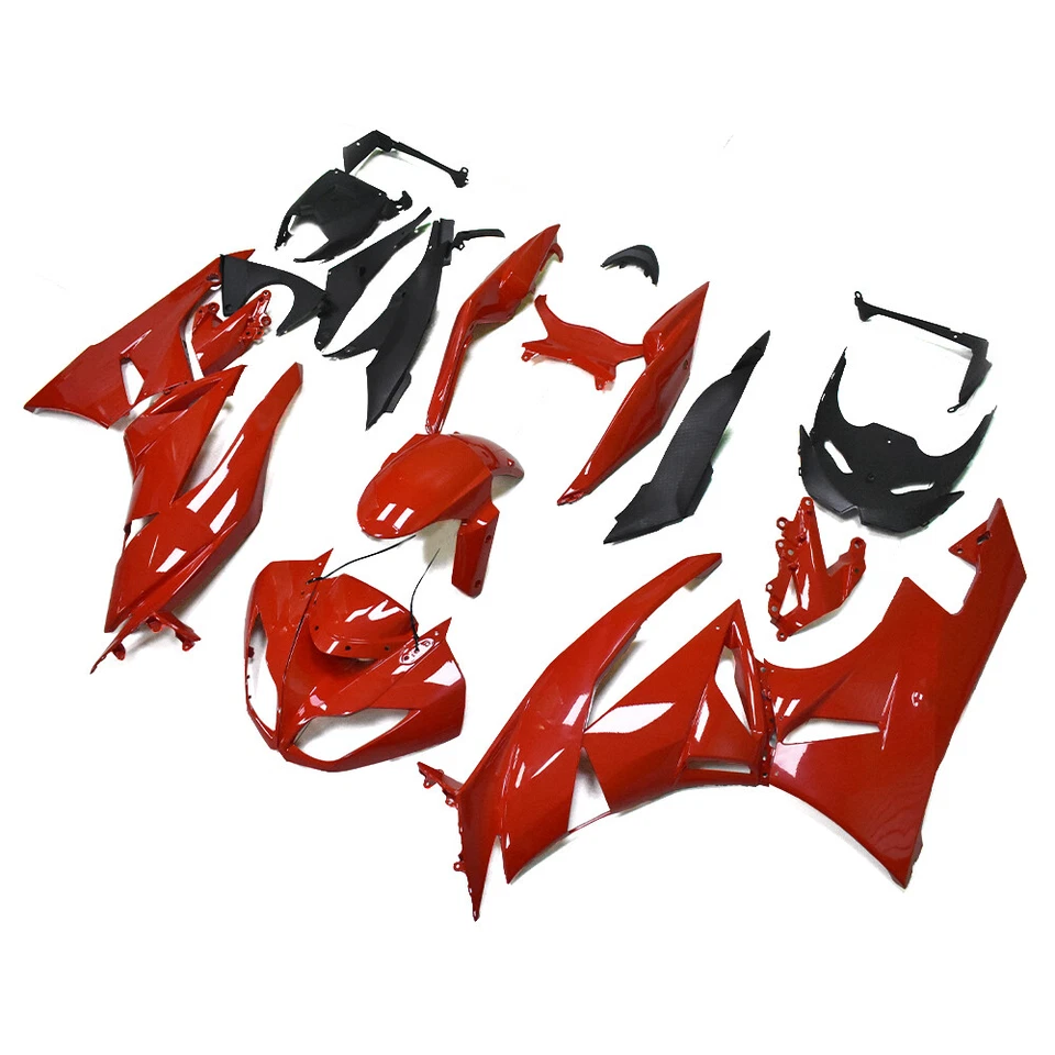 Kit de carenados de carrocería roja para Kawasaki ZX6R 2009-2012 Ninja ZX600R 2010 2011 Foto 2 de 4