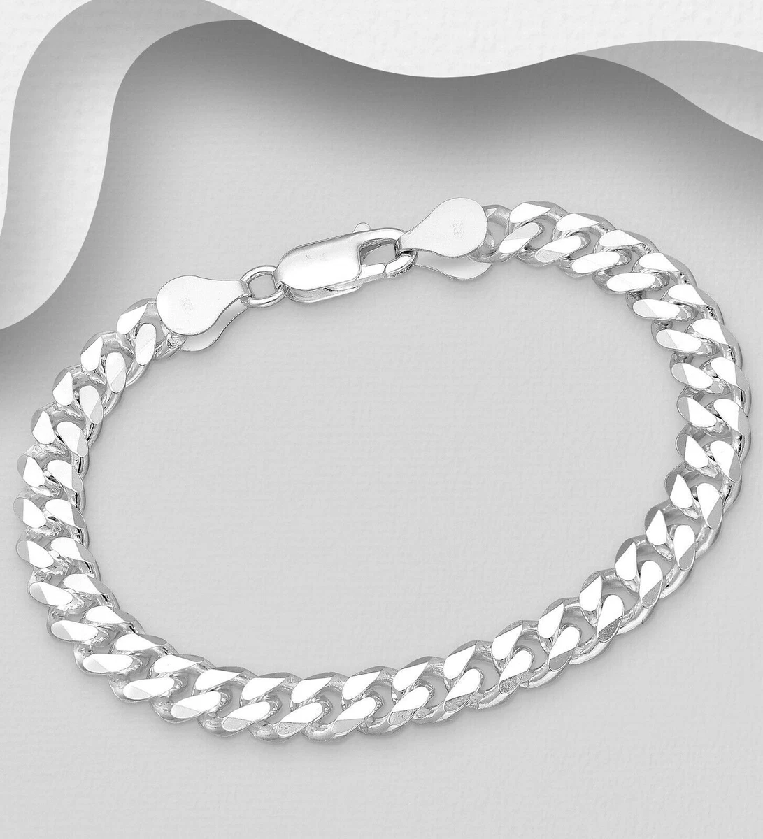 925 silver 2024 curb bracelet