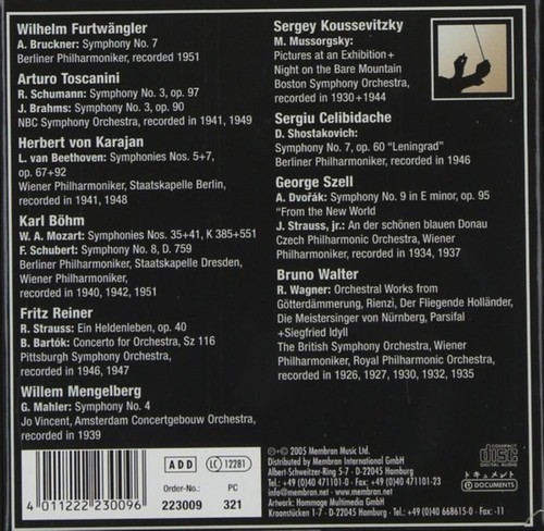20th Century Maestros Wilhelm Furtwängler CD Free UK P&P Top-quality Audio CD - Picture 2 of 8