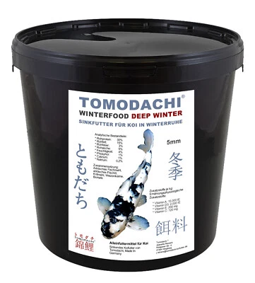 TOMODACHI WINTERFUTTER DEEP WINTER Koifutter Winterfutter Koi sinkend energiereich arktisch DeepWinter 5mm 5kgEimer