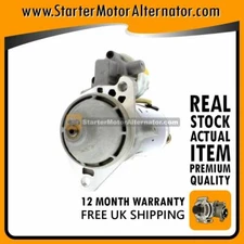 fits VAUXHALL ASTRA, BELMONT, CAVALIER 1.6-1.7L DIESEL 1984-2000 STARTER MOTOR