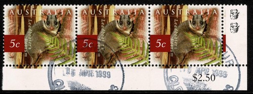 Australia 1996 - 5c Leadbeater's Possum, 2K Reprint Right Fine Used. a
