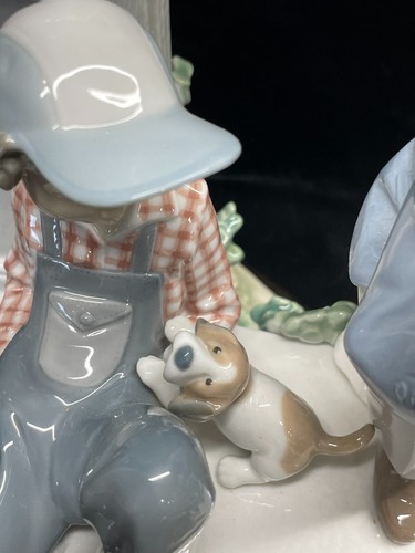 Lladro Großfigur "Welpe Hundeschwänze" #5539. RAR! - Bild 7 von 12